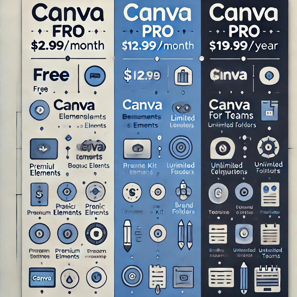 canva plans and pricing